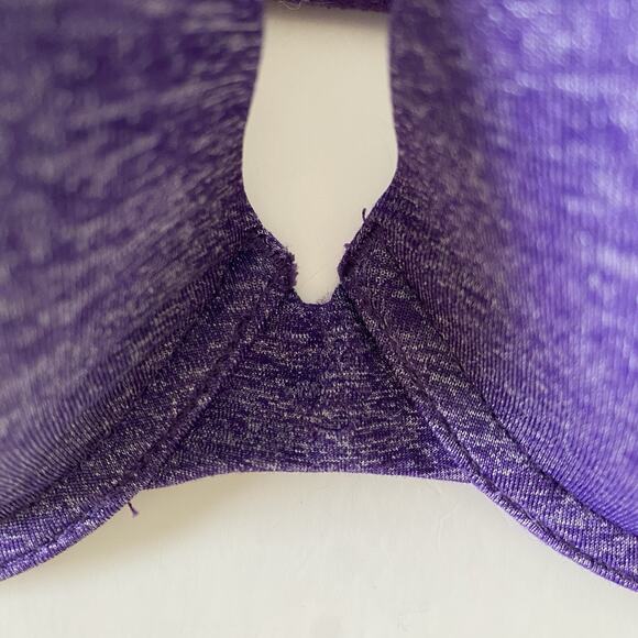 Victoria's Secret Women's Size 32B Purple Uplift Semi Demi Lined T-Shirt Bra - Picture 4 of 8